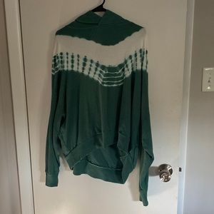 Tie dye light weight hooded sweater